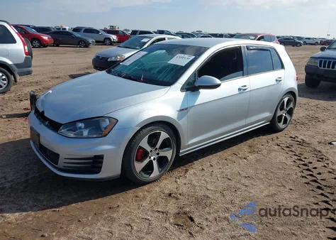 2016 Volkswagen Golf Gti S 4-Door из США, поврежденный, VIN 3VW5T7AU5GM033393